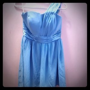 Blue grad dress